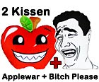 Applewar Pictures Shop Plush Pillow Smiley Apple Cushion