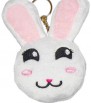 Baby Bunny plush keychain with ears keyring cushion pillow