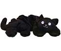 Black Longcat Long Cat Scarf Plush Tacgnol Cushion Pillow Meme Smiley