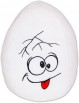 Cracked Carl Smiley Plush Egg Cushion Throw Pillow