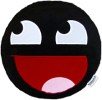 Awesome Face Smiley Alvin plush cushion throw pillow