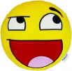 O RLY Oli plush smiley cushion emoticon throw pillow