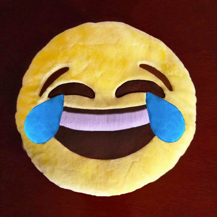 moodrush Laugh to Tears Emoji Pillow Tears of Joy Smiley Chat