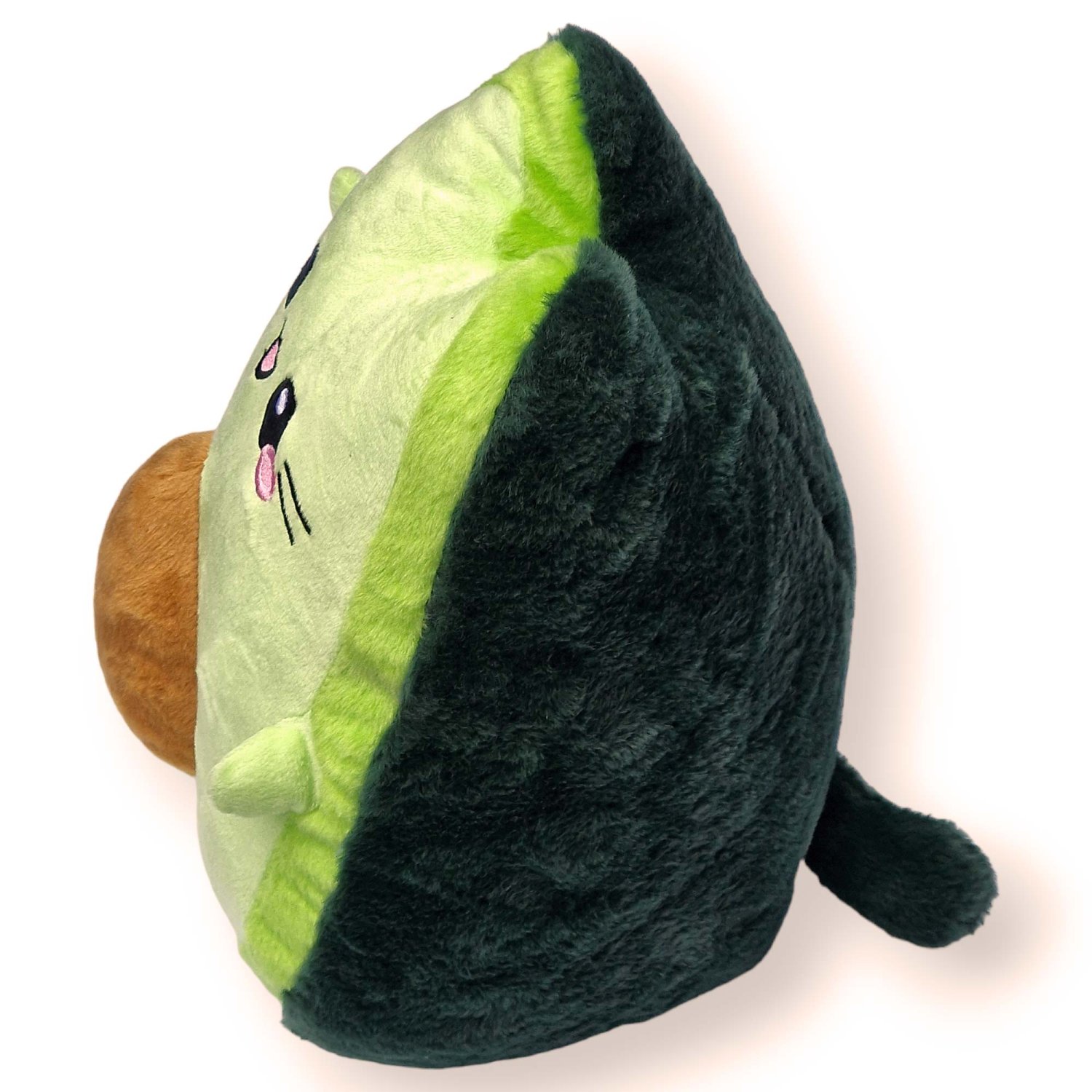 Avocado Cat Plush Pillow Emoticon Toy Cushion