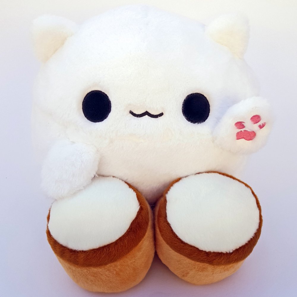 Bongo Cat Kitty Toy Meme Plush Smiley