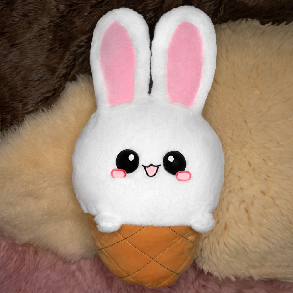 Ice Cream Bunny Plush Toy Emoticon
