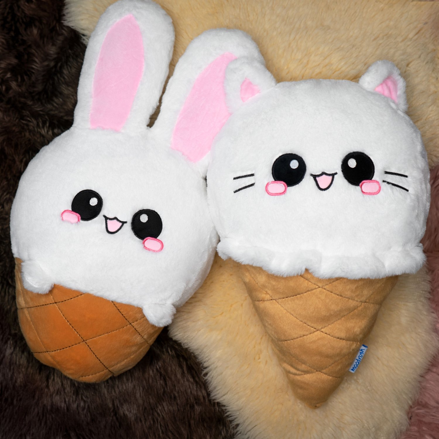 Ice Cream Plush Toy Cat Bunny
