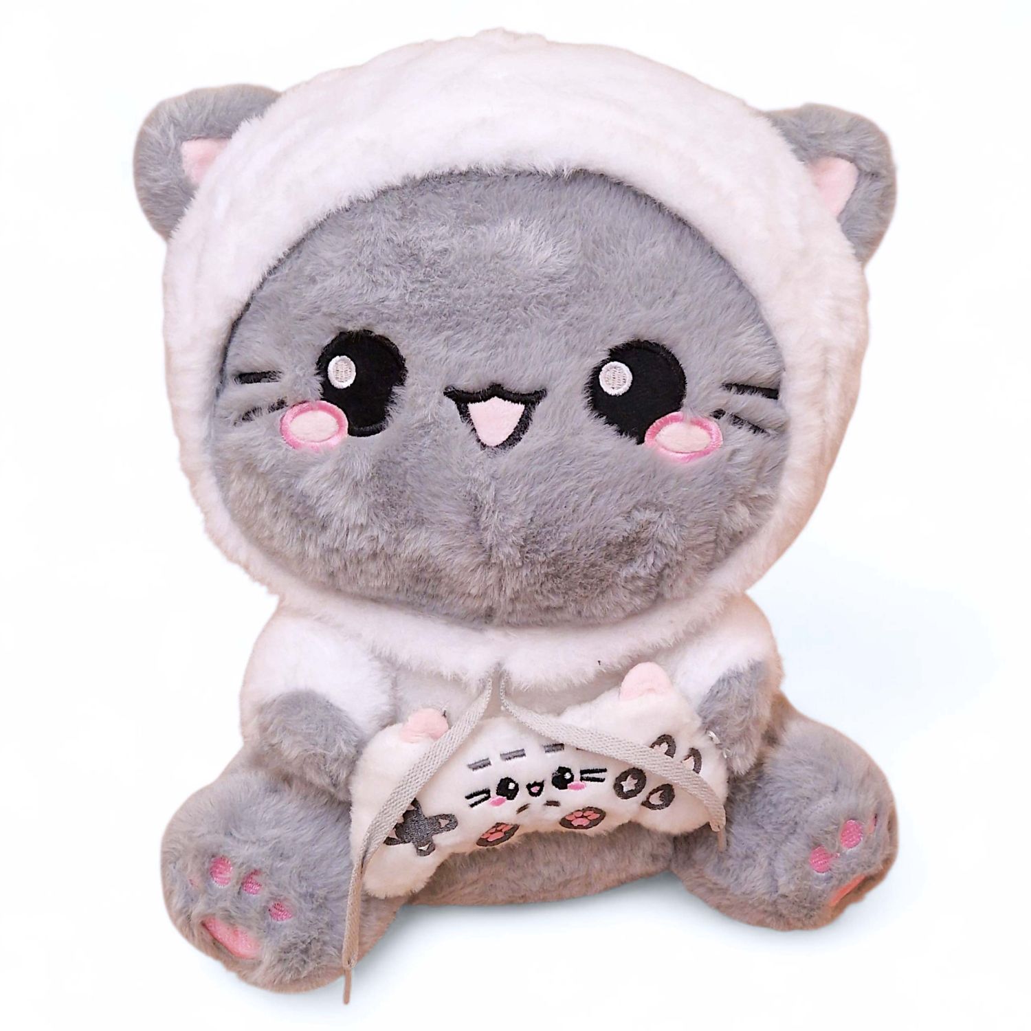Gamer Cat Plush Gaming Controller Toy