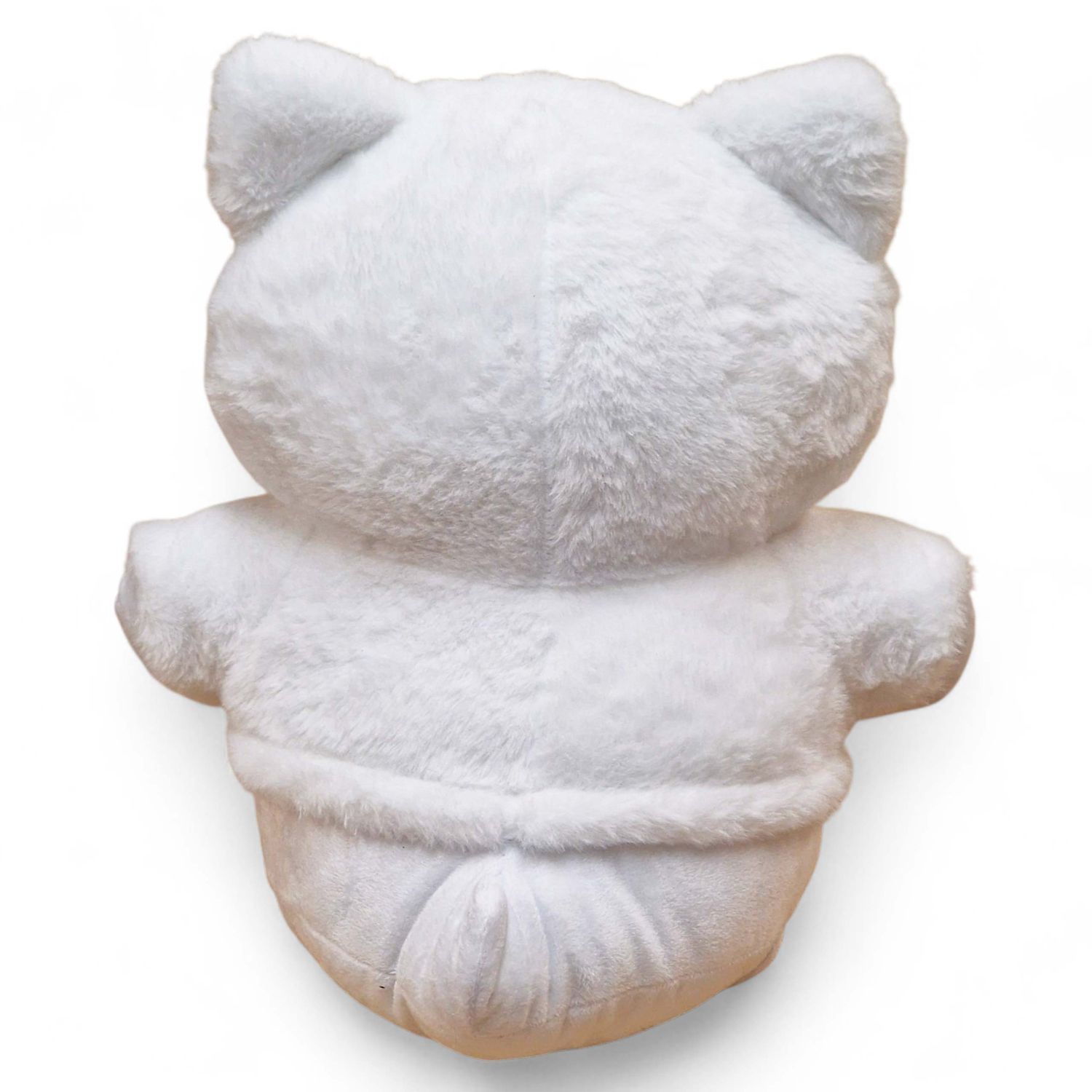 Cat Duck Plush with Hoodie and Cat Ears Toy