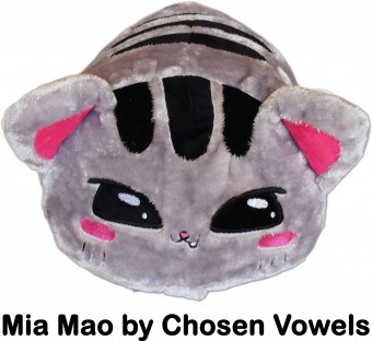 Mia Mao Plush Toy Pillow Manga Anime Cosplay Shop Chosen Vowels
