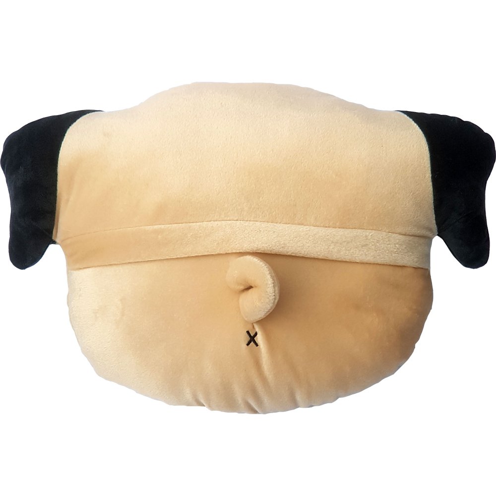 Pug Smiley Pillow Toy Dog