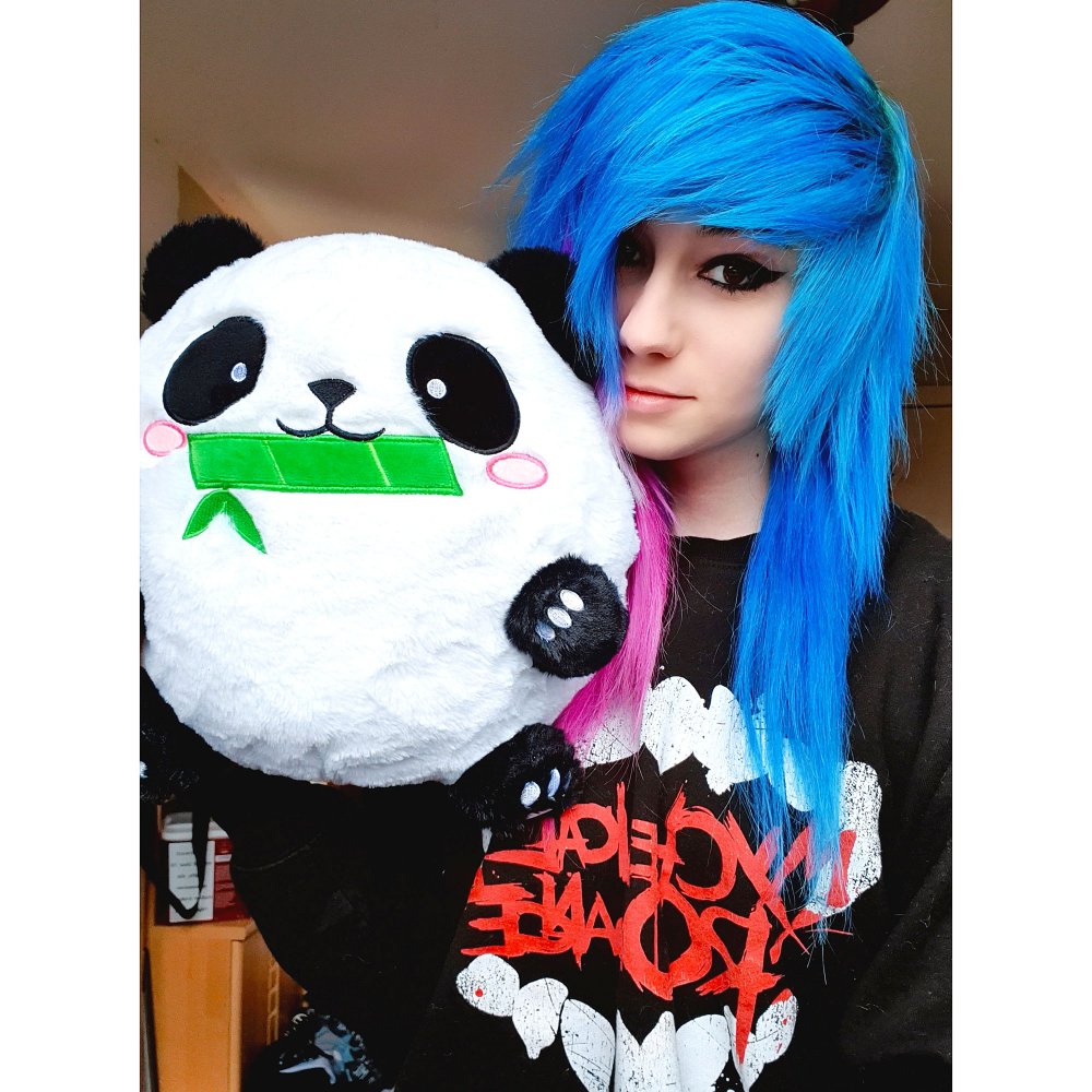 Panda Girl Scene Emo Plush Toy