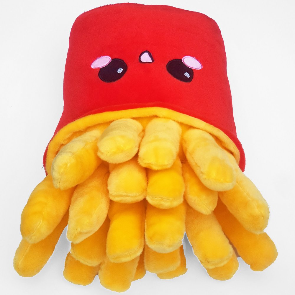 French Fries Plush Pillow Emoticon Cushion Fastfood