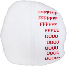 FUUU Face Rage Faces Plush Cushion Throw Pillow Meme Smiley