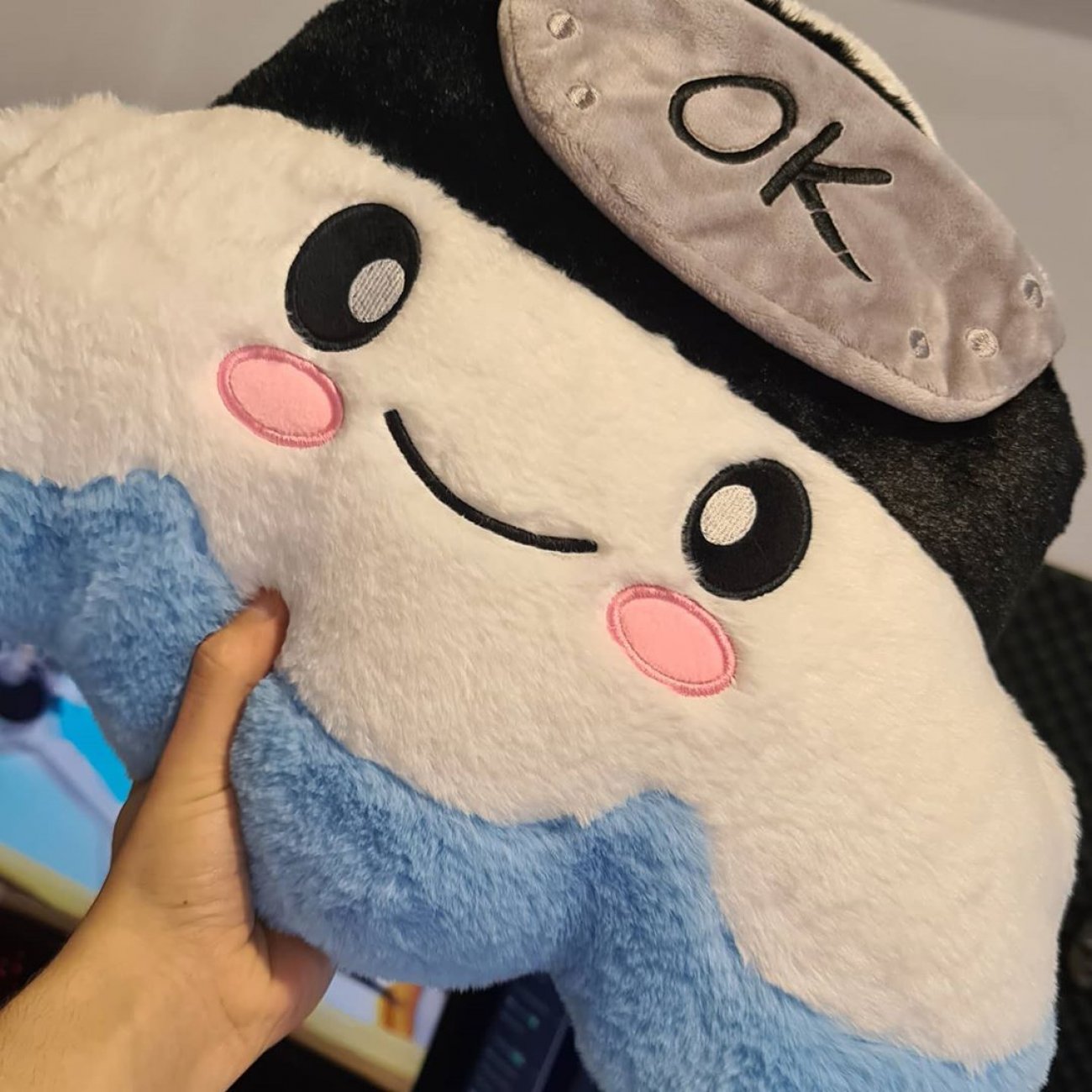 Sleepy Tim Cloud Plush Cushion Pillow Emoticon