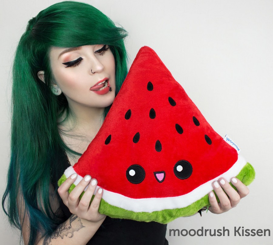 Watermelon Pillow Melon Cute Girl Kawaii