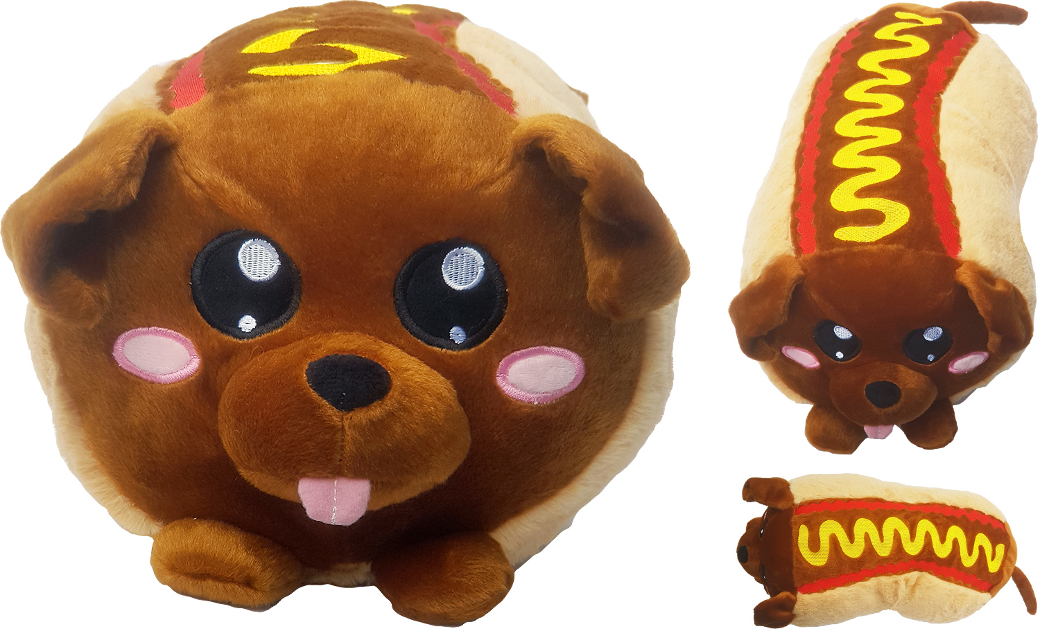 plush hot dog dog toy