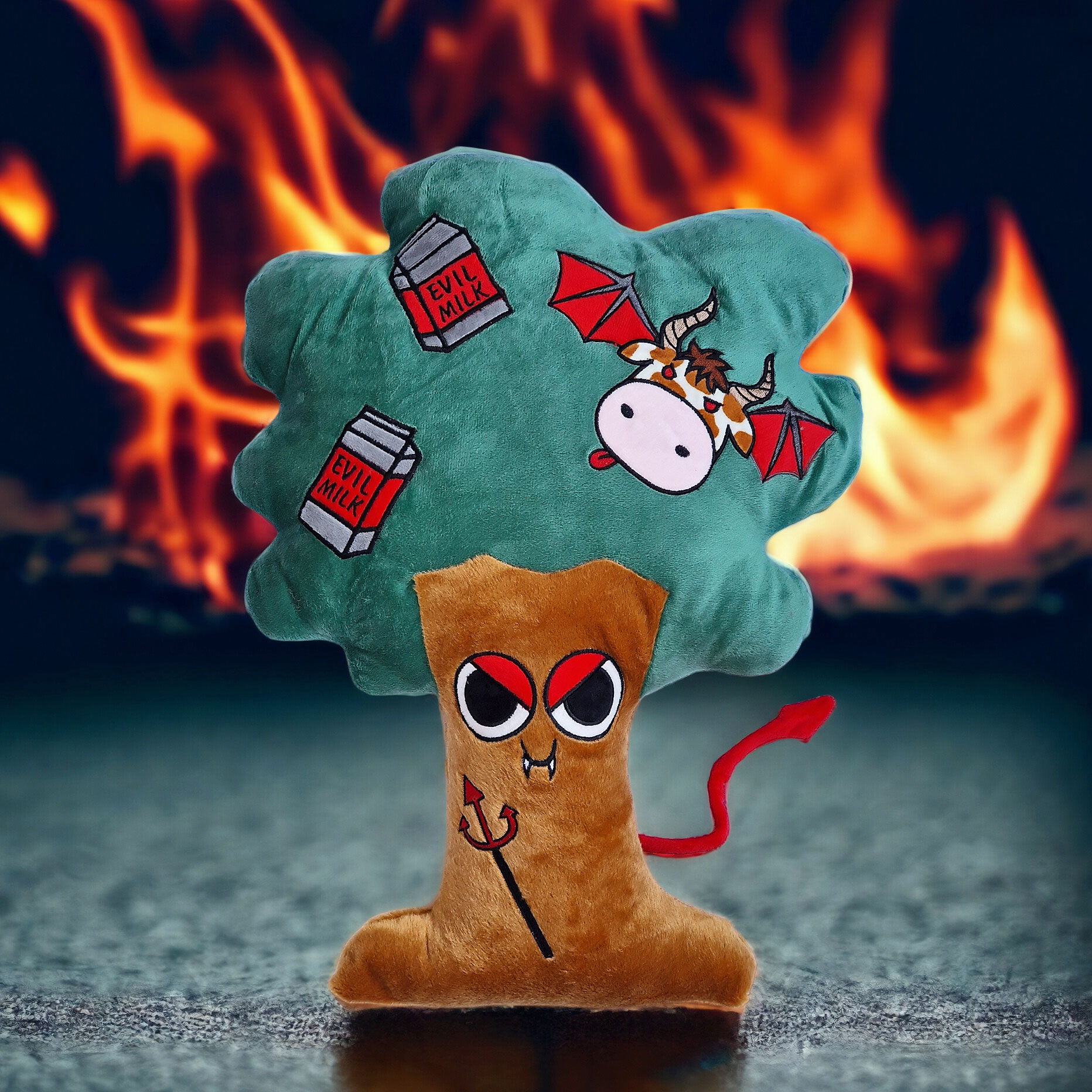 Milktree Pillow Shop Smiley Cushion Emoticon Tree