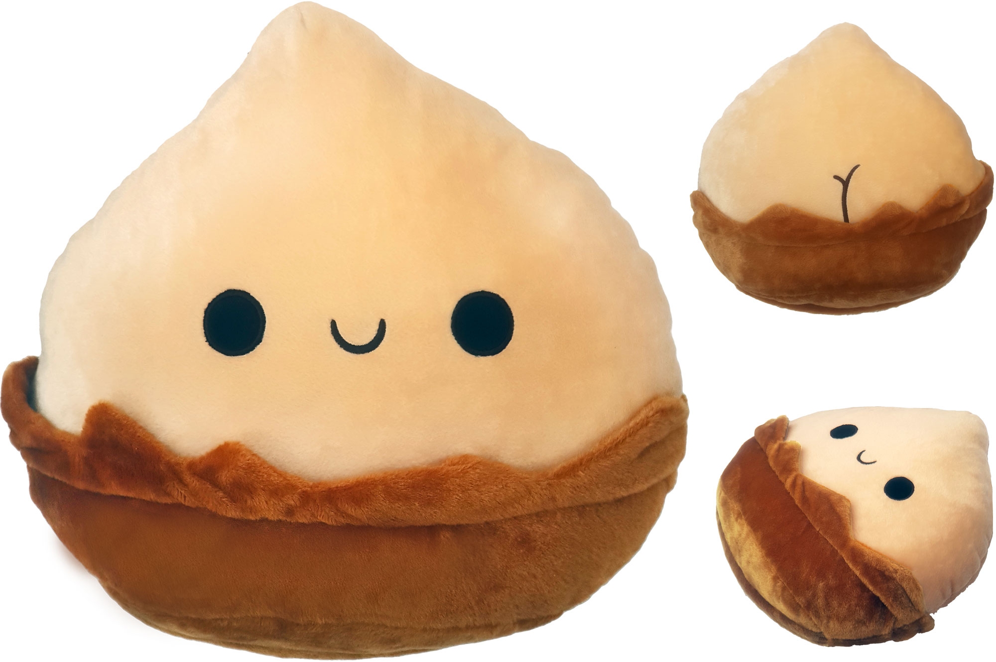 Hazelnut Plush Pillow Pocket Hazel Emoticon Cushion