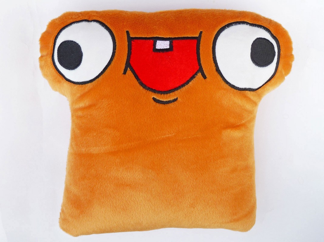 Smiley Toast Plush Pillow Cushion Shop