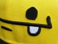 Smiley Bee Cap Shop Snapback Dirty White Paint 