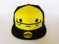 Smiley Bee Cap Shop Snapback Dirty White Paint 