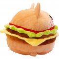 Burger Cat Emoticon Pillow Cheeseburger