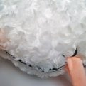 Sheep Pillow Emoitcon Curly Fabric Plush Toy