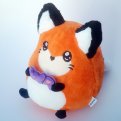 Furdis Orange Fox Plush Toy Pillow WA Fufu