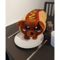Hotdog Plush Fastfood Toy Emoticon Pillow Snack