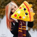 Pizza Cat Plush Toy Pillow Cushion Fast Food Girl