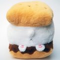Smores Cat Plush Toy Pillow Marshmallow Cookie Kitty